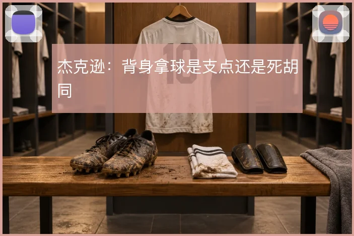 杰克逊：背身拿球是支点还是死胡同